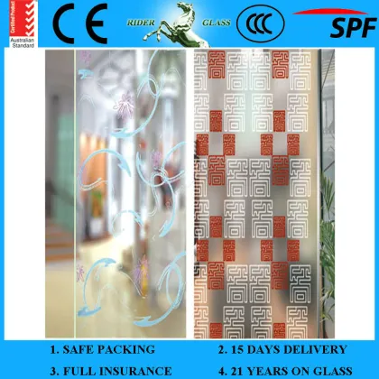 3-19mm Decorative Sheet Glass