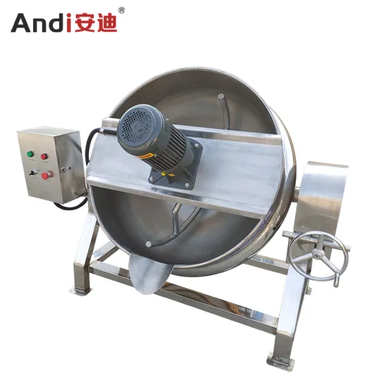 Large Hydraulic Automatic Curry Sauce Cooking and Stirring Sandwich Pan