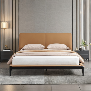 Wesome 2M Comfortable Upholstered Platform Bed Frame - Wood and Fabric King Bed