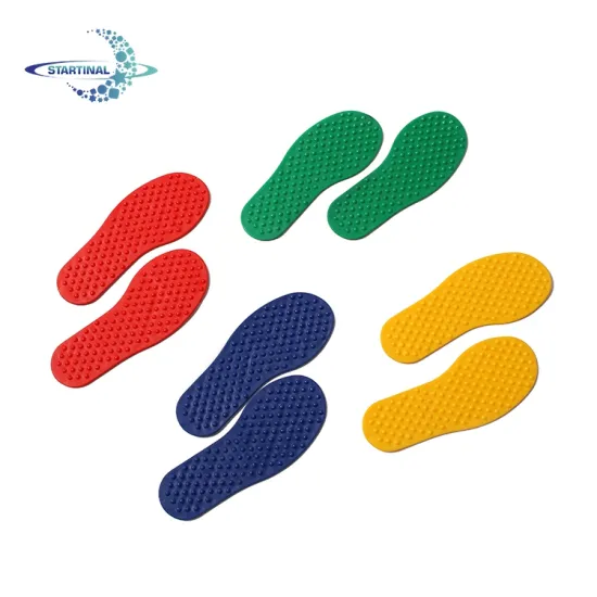 Outdoor Sensory Training Toy: Educational Sport Indication Sign and Foot Mark