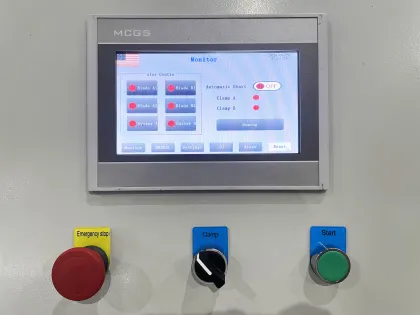 Fish bone floor sawing machine