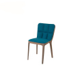 Chaise Drewniana Ramka Kago Tapicerowane Fabric Chair