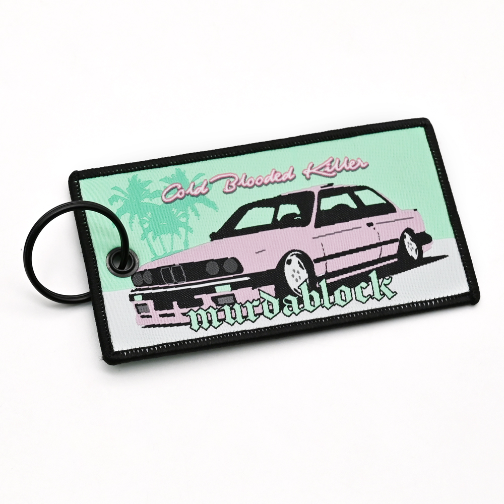 Car Embroidered Keychain(2)