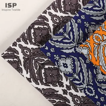 Printed Cloth Viscose Rayon Fabric For Women Dresses