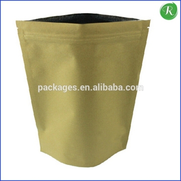 Resealable Kraft Paper Coffee Bag With Valve