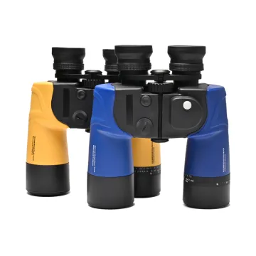 High Resolution 7x50 Binoculars with Illuminated Reticle and Compass
