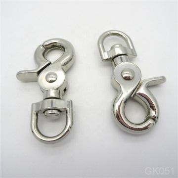 Factory Supply 13.5mm Strong Mini Metal Trigger Swivel Snap Hook for Bag