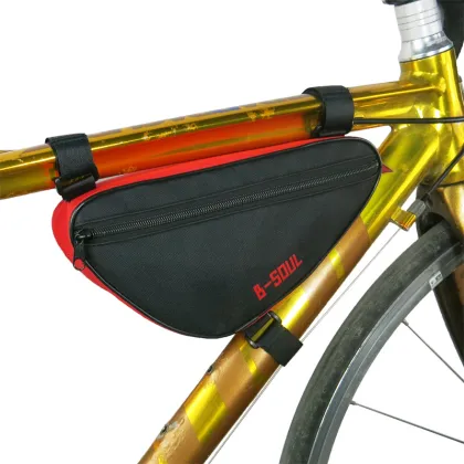 Cheap Triangle Bicycle Bag MTB Road Bike Triangle Tube Frame Tool Saddle Bag