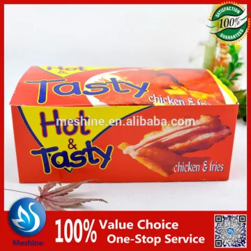 Take away fried chicken box french fries box chip cup