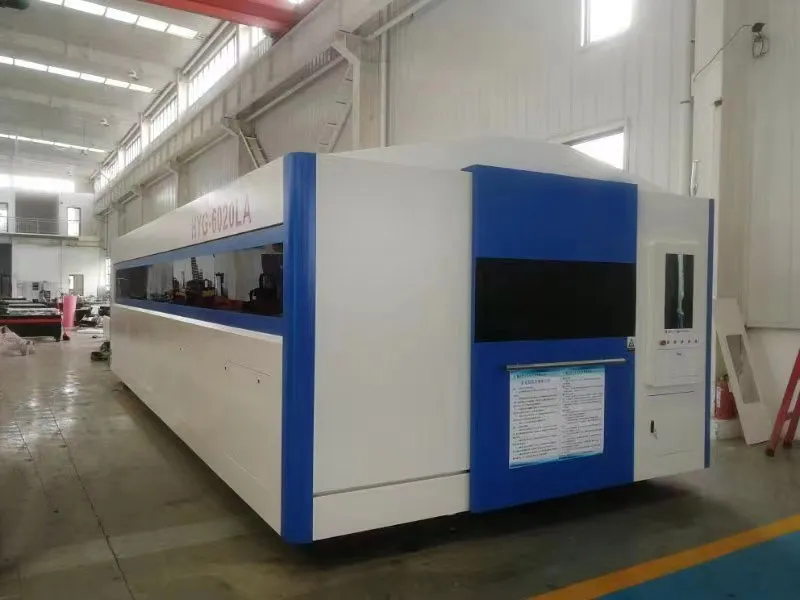 Full-Protective Two Interchangable Fiber Tables Laser Sheet Cutting Cutter Machine
