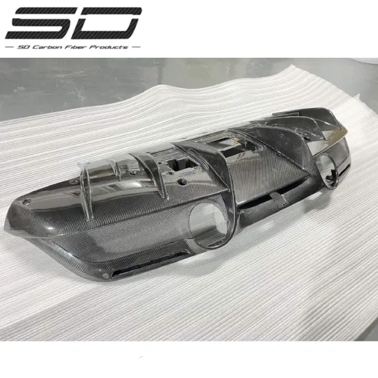 High-Quality OEM Style Dry Carbon Fiber Diffuser for F-errari F8 Facelift