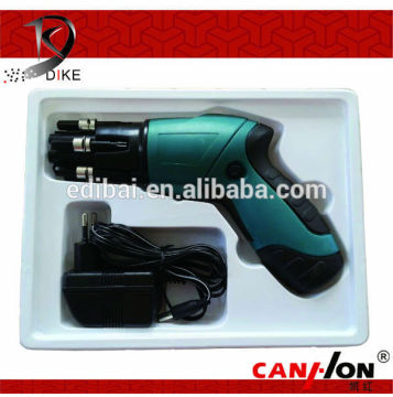DK-18 Ningbo Dike 4.8V multifunctional Rechargeable cordless Screwdriver with 6 screwdriver Drill Bits