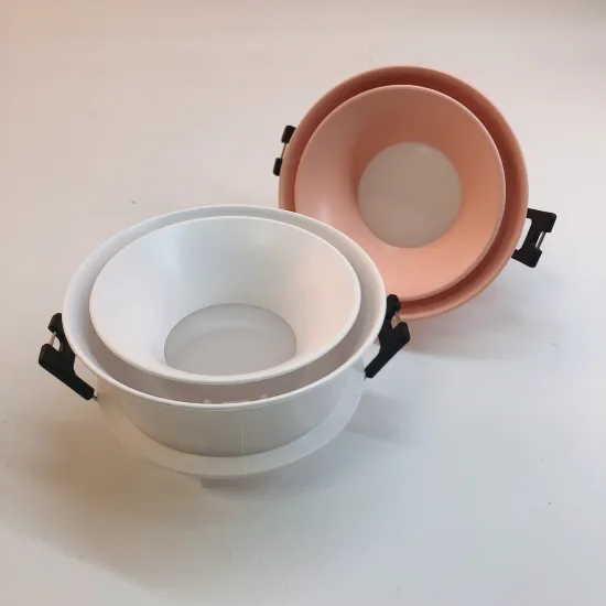 Round SMD Recessed Energy-Saving LED Shop Ceiling Light COB Fixtures Downlight Housing