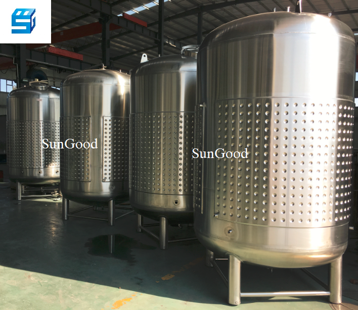 Red Wine Fermentation Tank With Cooling Jacket/White Wine Fermentation Tank/Wine Fermenter