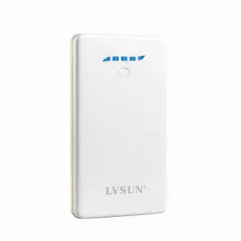 External power pack LS-B800/8,000mAh high capacity/ultra slim/LED flashlight/dual USB output