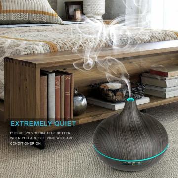 Ultrasonic Aroma Diffuser 300ml Wood Grain Humidifier