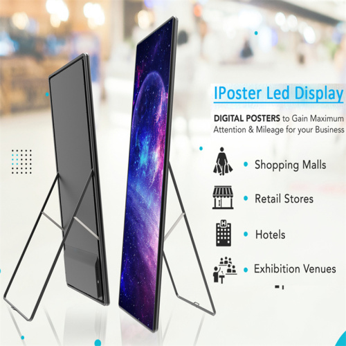 P3 Mirror LED Poster exibir publicidade