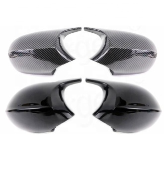 Glossy Black Carbon Fiber BMW 1/3 Series Side Mirror Caps