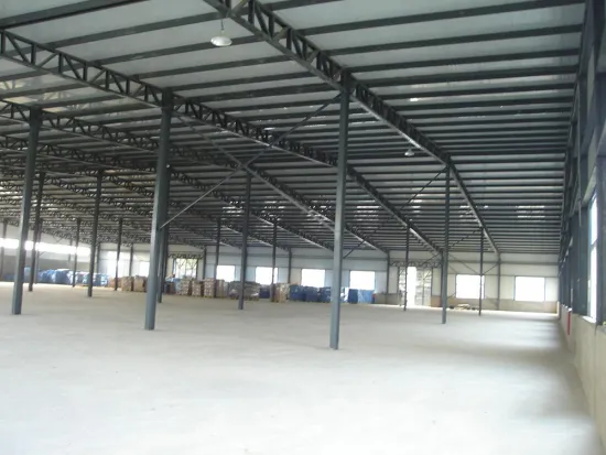 Low Cost Construction Prefabricated Steel Frame Shed