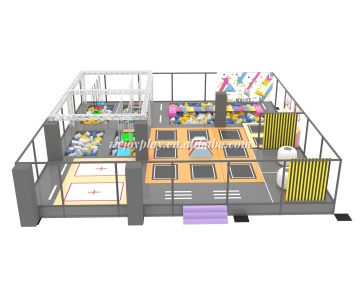 Wejoy: Designing Thrilling 14Ft Adult and Commercial-Scale Trampoline Parks with Integrated Climbing Games
