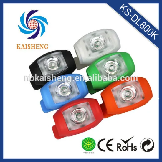 USB Rechargeable LED Silicone Bike light
