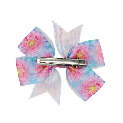 Drunk Beautiful Garden Style JoJo Bow Hair Accessories 8cm Peony Blossom Clips