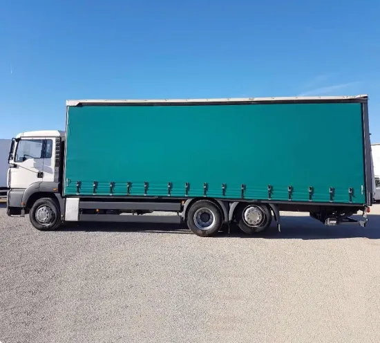 JLM Brand Tarpaulin: Long Life PVC Coated Truck Curtain Side with Precise Metal Pieces - 630g to 900g