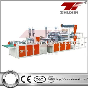 CY-SH-1000 Full Automatic T shirt Bag Making Machine(2-Layers,4-lines)