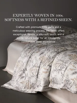 100s Reactive Printed Bedding Set