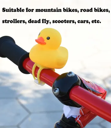 Turbo Duck Electric Bike with Helmet and Bell