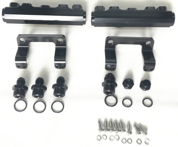 High Volume Aluminum Fuel Rail Kits for Mitsubishi Lancer Evo 8,9 & 4G63 Silvia Evo Subaru BRZ