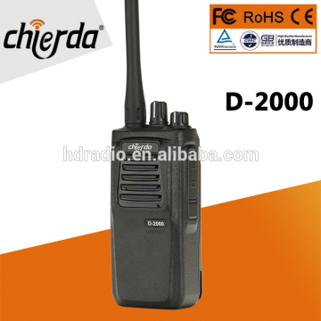 Chierda walkie talkie hands free digital radio transceiver D-2000