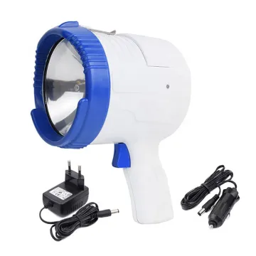 1 Million Candle Power Rechargeable Halogen Spotlight/Searchlight for Camping, Hunting and Emergencies