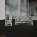 Pattern Transparency Glass Napkin Holder