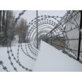 Galvanizado PVC Flat Concertina Razor Wire