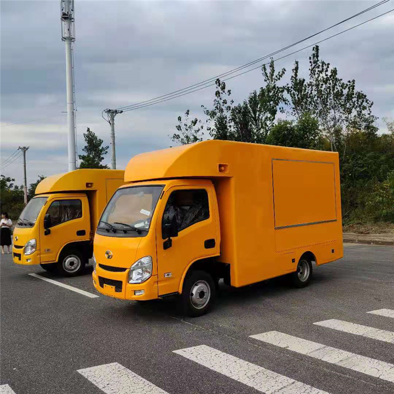Freshly ground coffee beverage truck;