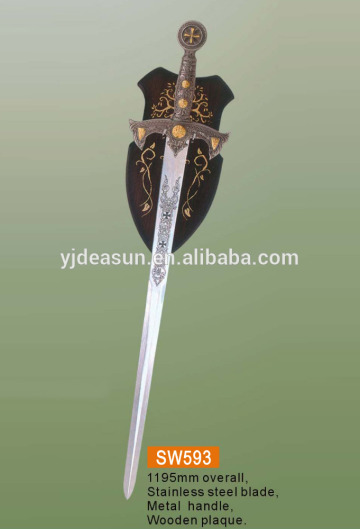 SW593 Decorative swords with plaque