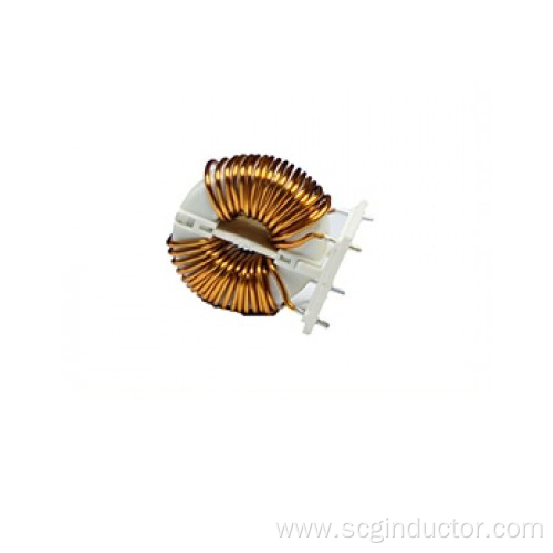 Amorphous magnetic ring inductors