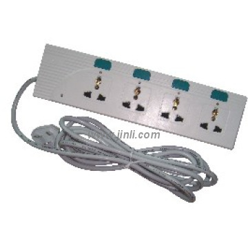 4G extension socket with four buttons