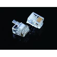 Conector de Telefone Masculino RJ12