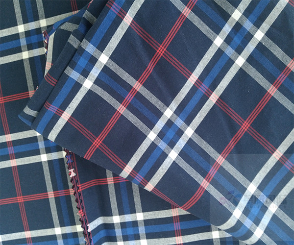 Checked Fabric Pattern Soft 100% Cotton Textile