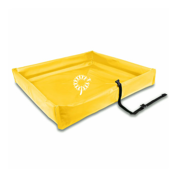 Dandelion 18oz Heavy Duty Porting Folding Pond Tarpaulin พร้อมสายรัด