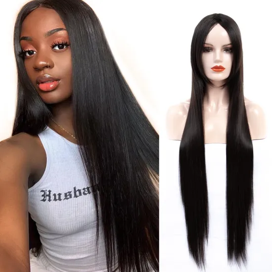 Long Straight Women Synthetic Cosplay Wigs Hair Blue Pink Ombre Wigs for Women Perruque Perucas Halloween Wholesale 40 Inch