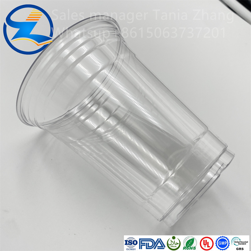 Full Transparent Pet Thermoforming Plastic Cup 8 Jpg