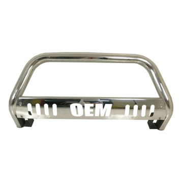 201 stainless steel U-shaped front bumper with baffle