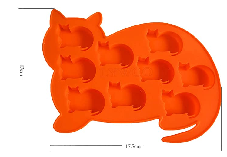 Silicone Cat Ice Cube Trays