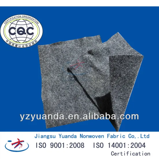 Automobile headliner silver gray nonwoven fabric