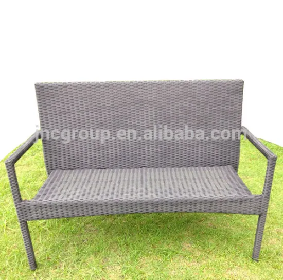 Simple design rattan sofa with steel structure