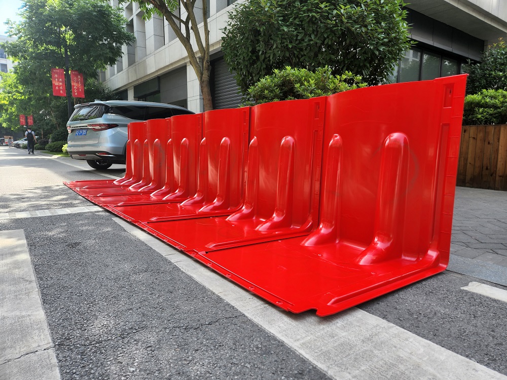 Puerta de tratamiento de tratamiento de agua de barrera de inundación portátil