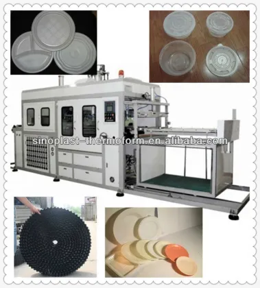 Thermoplastic Sheet PVC PET Vacuum Forming Trays Production Machines / Thermoforming Machine